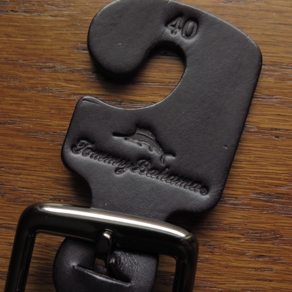 Tommy Bahama Black Leather Braided (40) NEW 🌴 - Picture 1 of 7